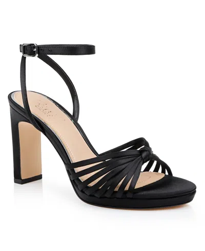 JEWEL BADGLEY MISCHKA WOMEN'S SKYLAR ROUND TOE PLATFORM SANDALS