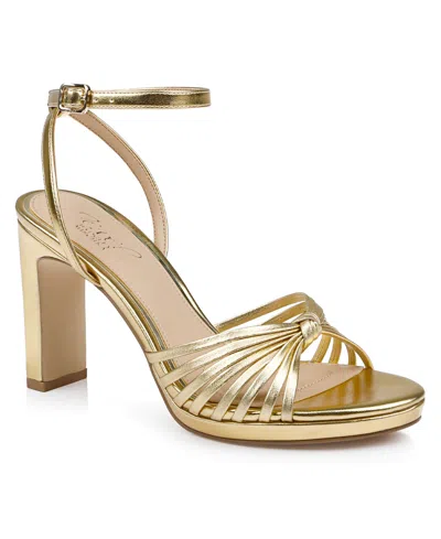 JEWEL BADGLEY MISCHKA WOMEN'S SKYLAR ROUND TOE PLATFORM SANDALS