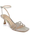 Jewel Badgley Mischka Tesslynn Embellished Ankle Strap Sandal In Gold