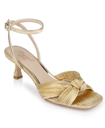 JEWEL BADGLEY MISCHKA WOMEN'S TRUE KITTEN HEEL SANDALS