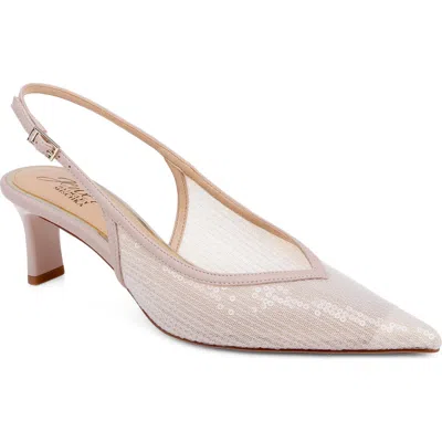 Jewel Badgley Mischka Zabelle Slingback Pump In Purple