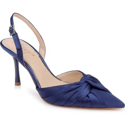 Jewel Badgley Mischka Zariel Slingback Pump In Blue