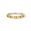 Jewelbird Women's Gold Chain Link Ring
