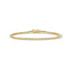 Jewelbird Women's Gold Diamond Tennis Bracelet