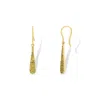 Jewelbird Women's Gold / Yellow / Orange Yellow Diamond Teardrop Earrings