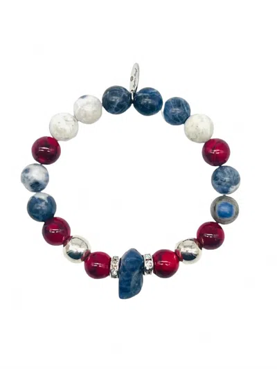 Jewelit Women's Americana Bracelet In Blue/white/red In Multi