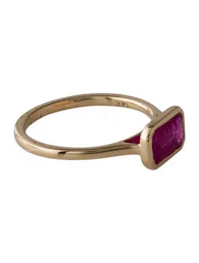Pre-owned Jewelmak 14k 1.27ct Ruby Ckt In Multi