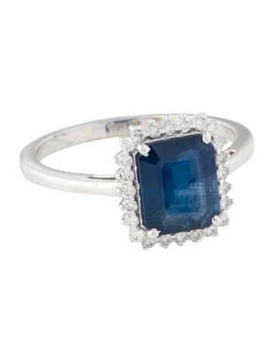 Pre-owned Jewelmak 14k 1.93ct Sapphire & Diamond Cocktail Ring In Multi