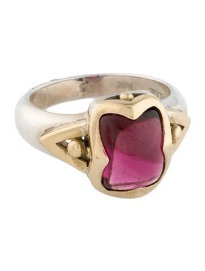 Pre-owned Jewelmak 14k 4.13ctw Ruby Eternity Band In Multi