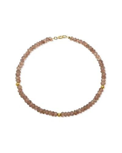 Jewelmak 14k Andalusite Bracelet In Brown