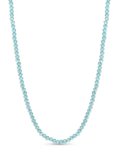 Jewelmak 14k Apatite Necklace In Blue