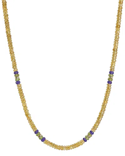 Jewelmak 14k Citrine In Brown