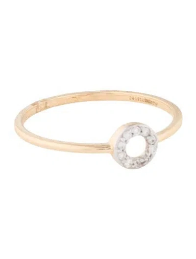 Pre-owned Jewelmak 14k Diamond Circle Cocktail Ring In Multi
