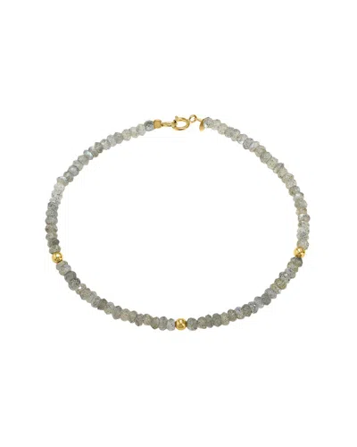 Jewelmak 14k Labradorite Bracelet In Gray