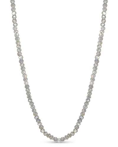 Jewelmak 14k Labradorite Necklace In Metallic