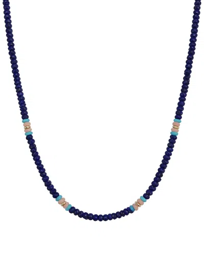 Jewelmak 14k Lapis In Blue