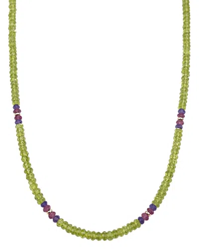 Jewelmak 14k Peridot In Green