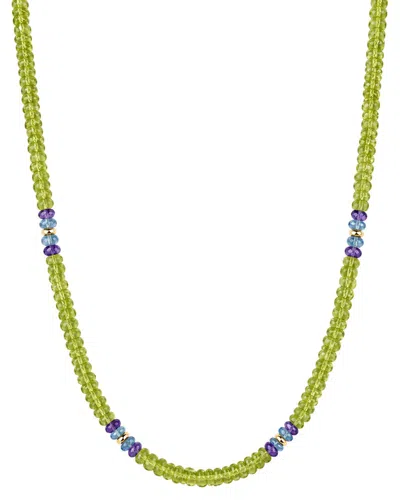 Jewelmak 14k Peridot In Green