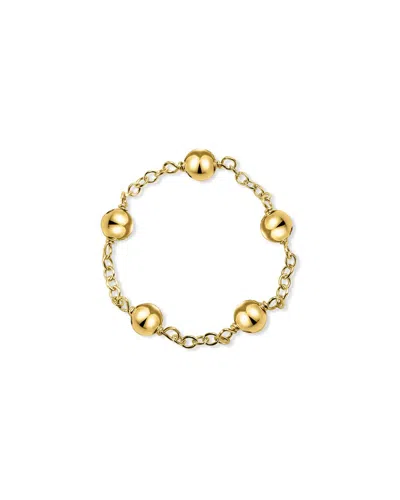Jewelmak 14k Polish Gold Ball Ring