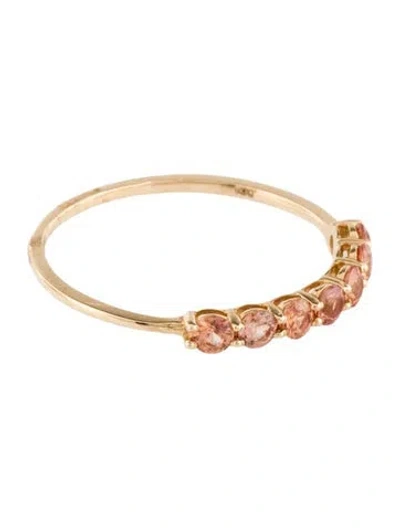 Pre-owned Jewelmak 14k Sapphire Band In Multi