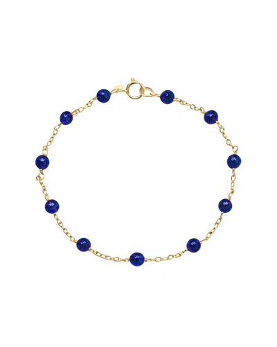 Jewelmak 14k Sapphire Bracelet In Gold