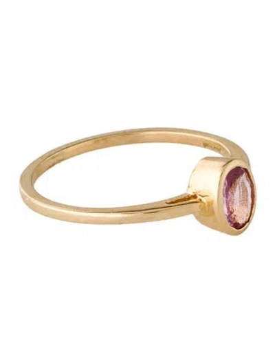 Pre-owned Jewelmak 14k Sapphire Cocktail Ring In Multi