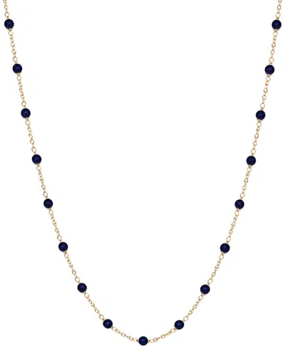 Jewelmak 14k Sapphire Necklace In Multi