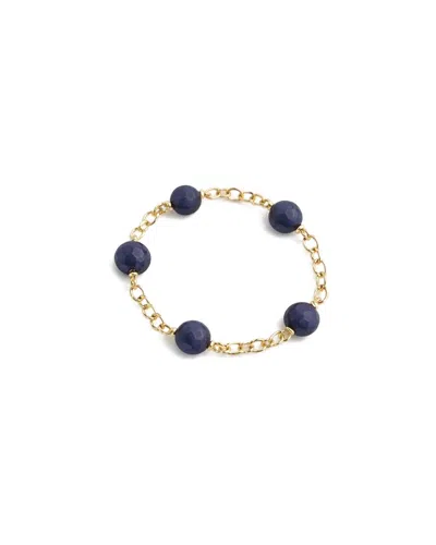 Jewelmak 14k Sapphire Ring In Gold