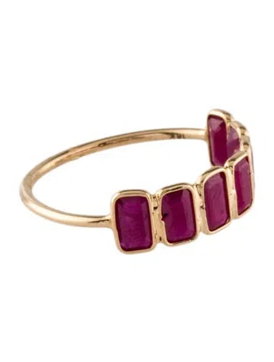 Pre-owned Jewelmak 18k 2.03ctw Ruby Cocktail Ring In Multi