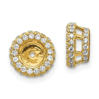 Pre-owned Jewelry 14k Diamond Earring Jacket