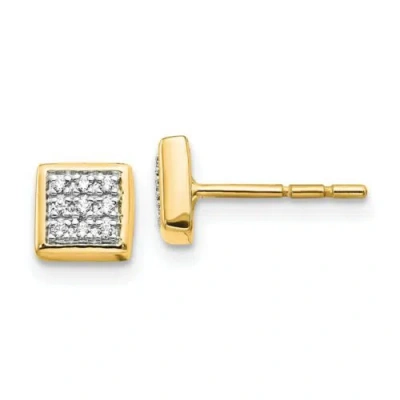 Pre-owned Jewelry 14k Diamond Post Earrings