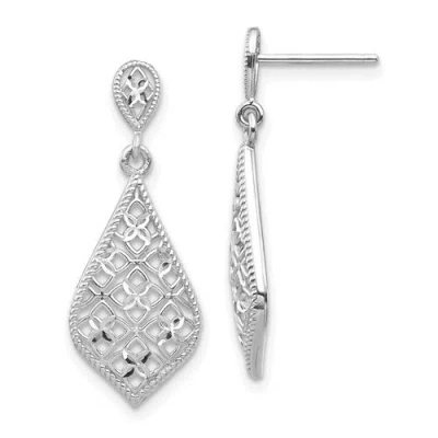 Pre-owned Jewelry 14k White Gold Dangle Earrings