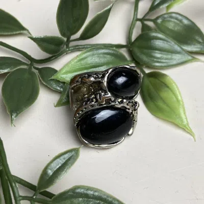 Pre-owned Jewelry Goth Vintage Archive Ring 1990s In Silver