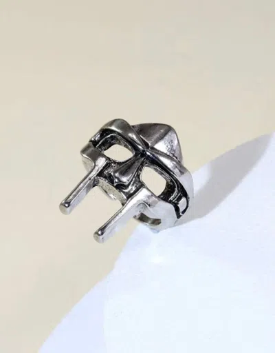 Pre-owned Jewelry X Vintage Mf Doom Ring In Silver