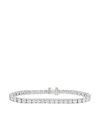 Jewels Aficionado 18k White Gold Aurora Diamond Bracelet In 银色