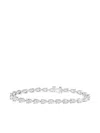Jewels Aficionado 18k White Gold Diamond Bracelet In 银色