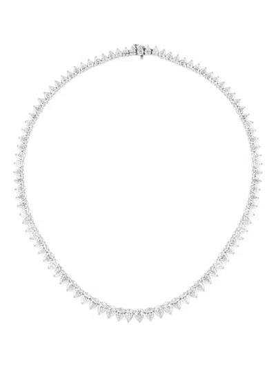 Jewels Aficionado 18k White Gold Diamond Necklace