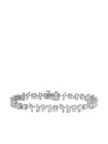 Jewels Aficionado 18k White Gold Nova Diamond Bracelet In 银色