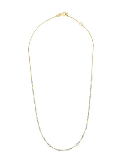 Pre-owned Jewels Aficionado 18k Yellow Gold Diamond Necklace