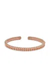 Jewels Aficionado 18kt Rose Gold Diamond Cuff Bracelet In ピンク