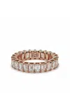 Jewels Aficionado 18kt Rose Gold Diamond Eternity Ring In Pink