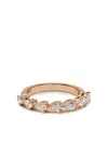 Jewels Aficionado 18kt Rose Gold Diamond Ring In Pink
