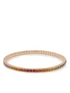 Jewels Aficionado 18kt Rose Gold Sapphire Bracelet In 粉色