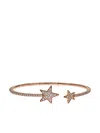 Jewels Aficionado 18kt Rose Gold Star Diamond Bracelet In ピンク