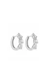 Jewels Aficionado 18kt White Gold Diamond Earrings In Silver