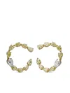 Jewels Aficionado 18kt Yellow Gold Diamond Hoop Earrings In Gold