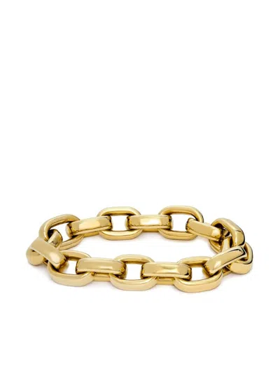 Jewels Aficionado 18kt Yellow Gold Hollow Bracelet In 金色