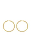 Jewels Aficionado 18kt Yellow Gold Large-hoop Earrings In 金色