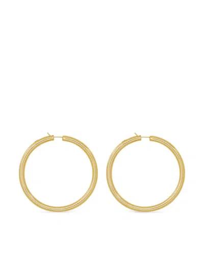 Jewels Aficionado 18kt Yellow Gold Large-hoop Earrings In 金色