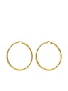 Jewels Aficionado 18kt Yellow Gold Large-hoop Earrings In 金色